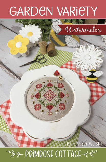 Garden Variety Watermelon by Primrose Cottage Stitches - Cross Stitch Paper Pattern