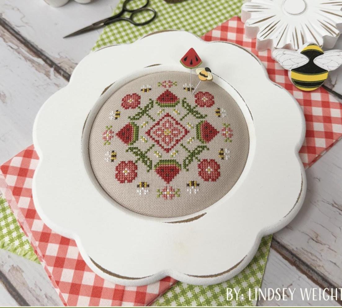 Garden Variety Watermelon by Primrose Cottage Stitches - Cross Stitch Paper Pattern