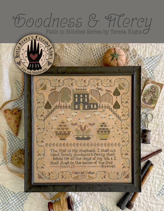 Goodness & Mercy Booklet by Teresa Kogut - Cross Stitch Paper Pattern