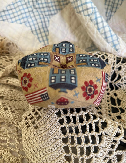 Land That I Love Biscornu Book by Teresa Kogut - 10 Biscornu Cross Stitch Paper Patterns!!