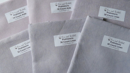 28 count PREHISTORIC Linen Fabric - 18.5" x 23.5"