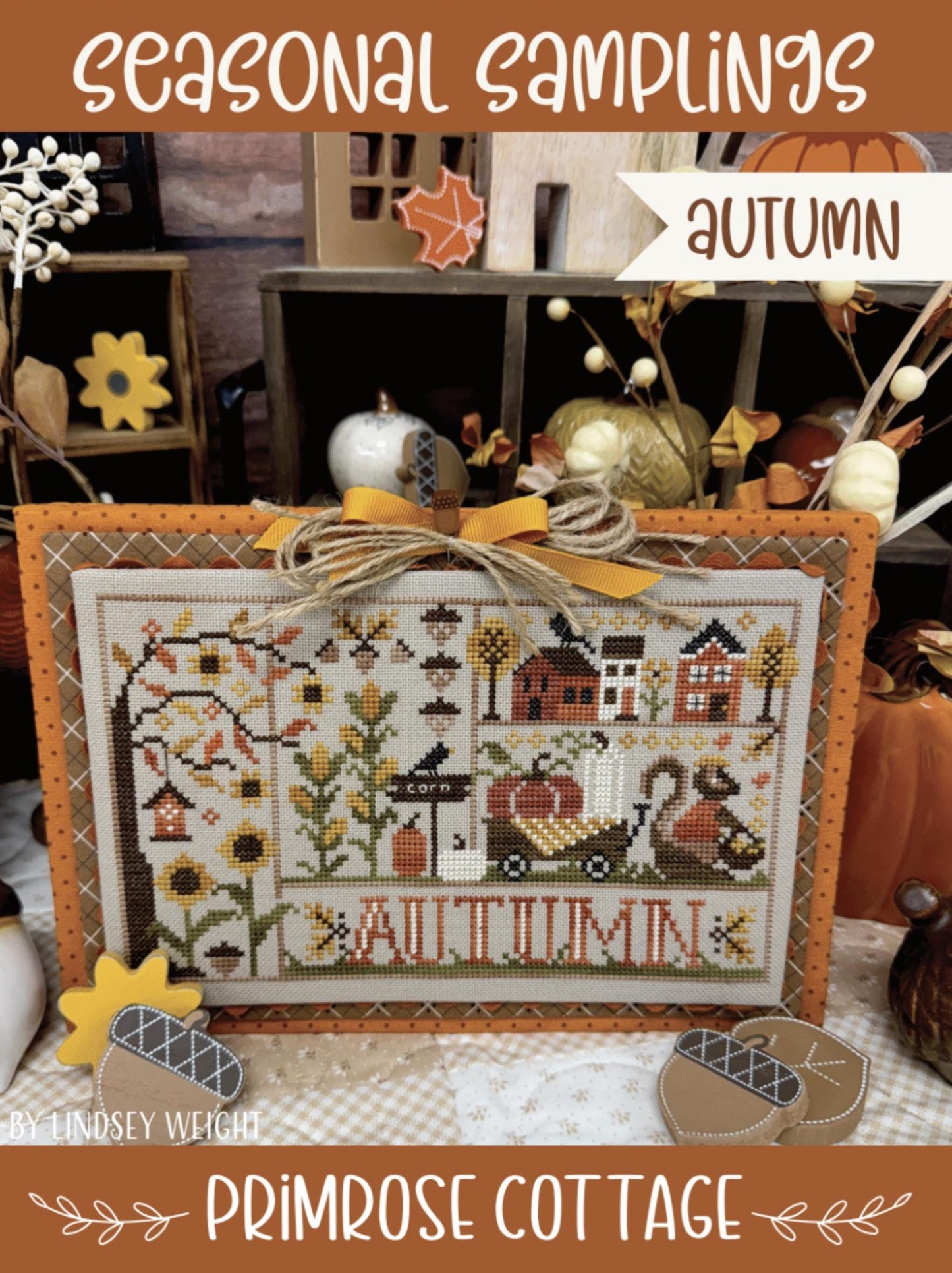 Seasonal Samplings Autumn by Primrose Cottage Stitches - Cross Stitch Paper Pattern