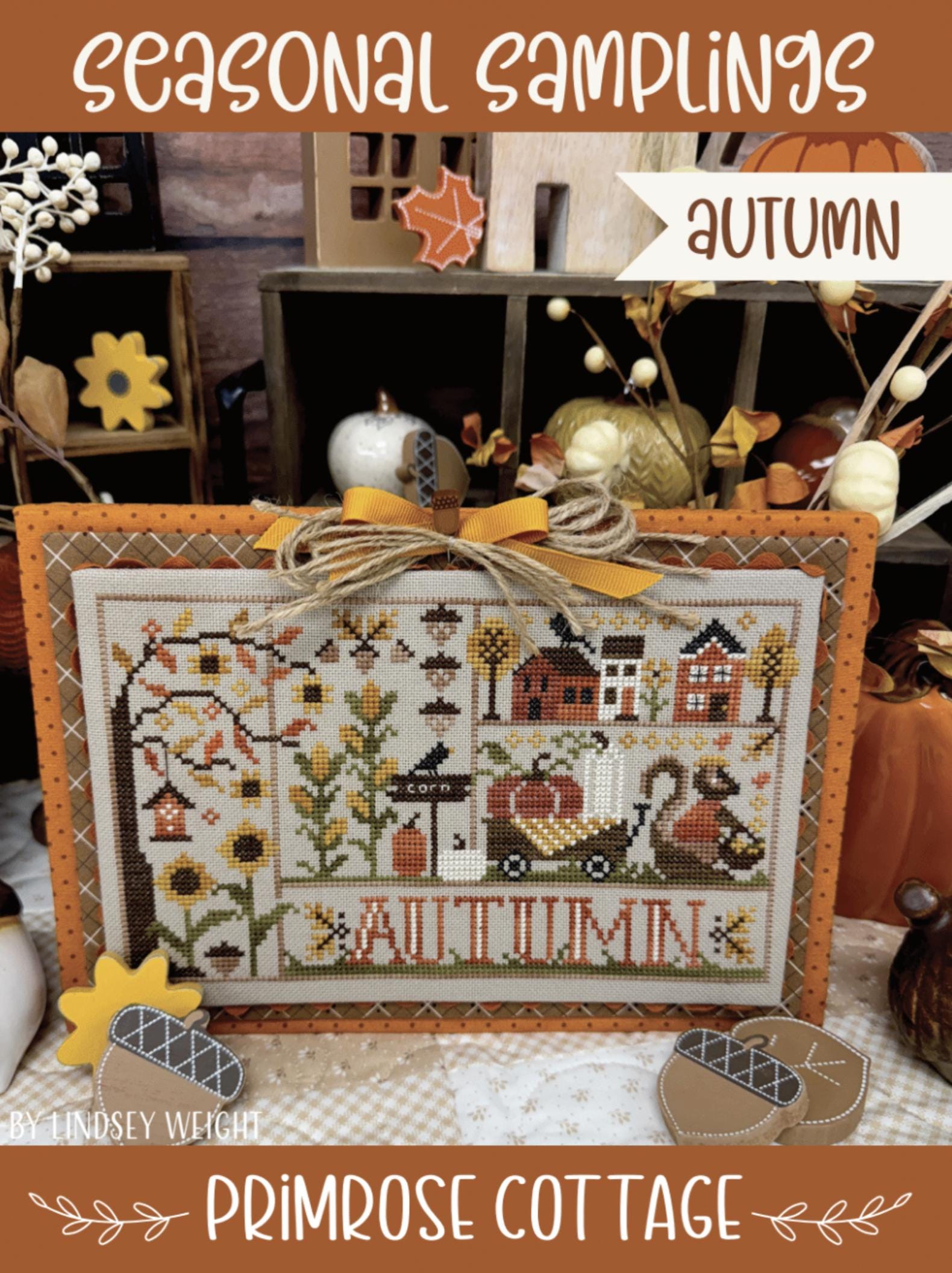 Seasonal Samplings Autumn by Primrose Cottage Stitches - Cross Stitch Paper Pattern
