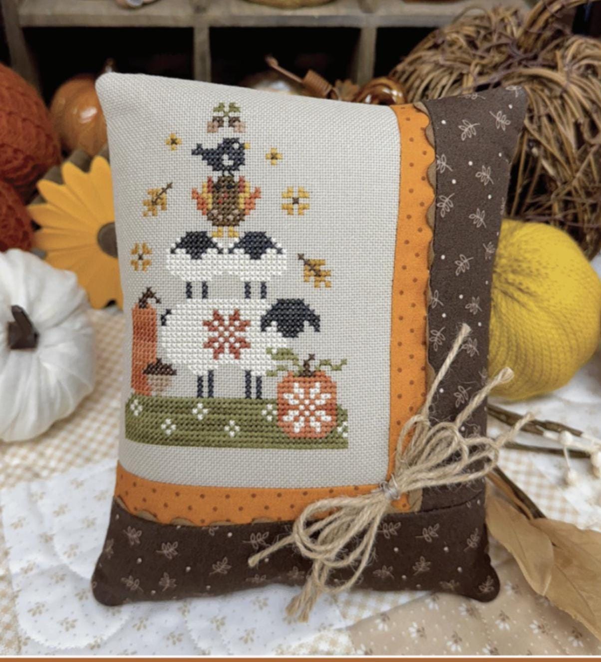 Autumn Ewe by Primrose Cottage Stitches - Cross Stitch Paper Pattern