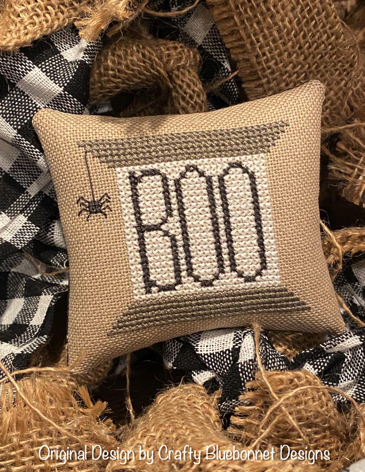 Boo Spool by Crafty Bluebonnet Designs - Cross Stitch Paper Pattern