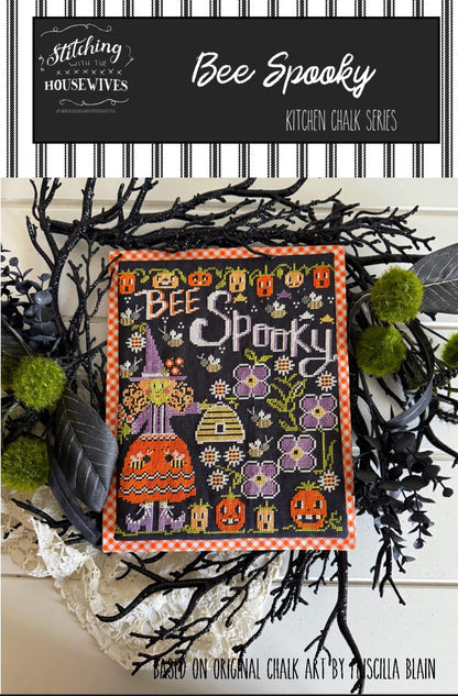 Bee Spooky by Stitching with the Housewives - Cross Stitch Paper Pattern