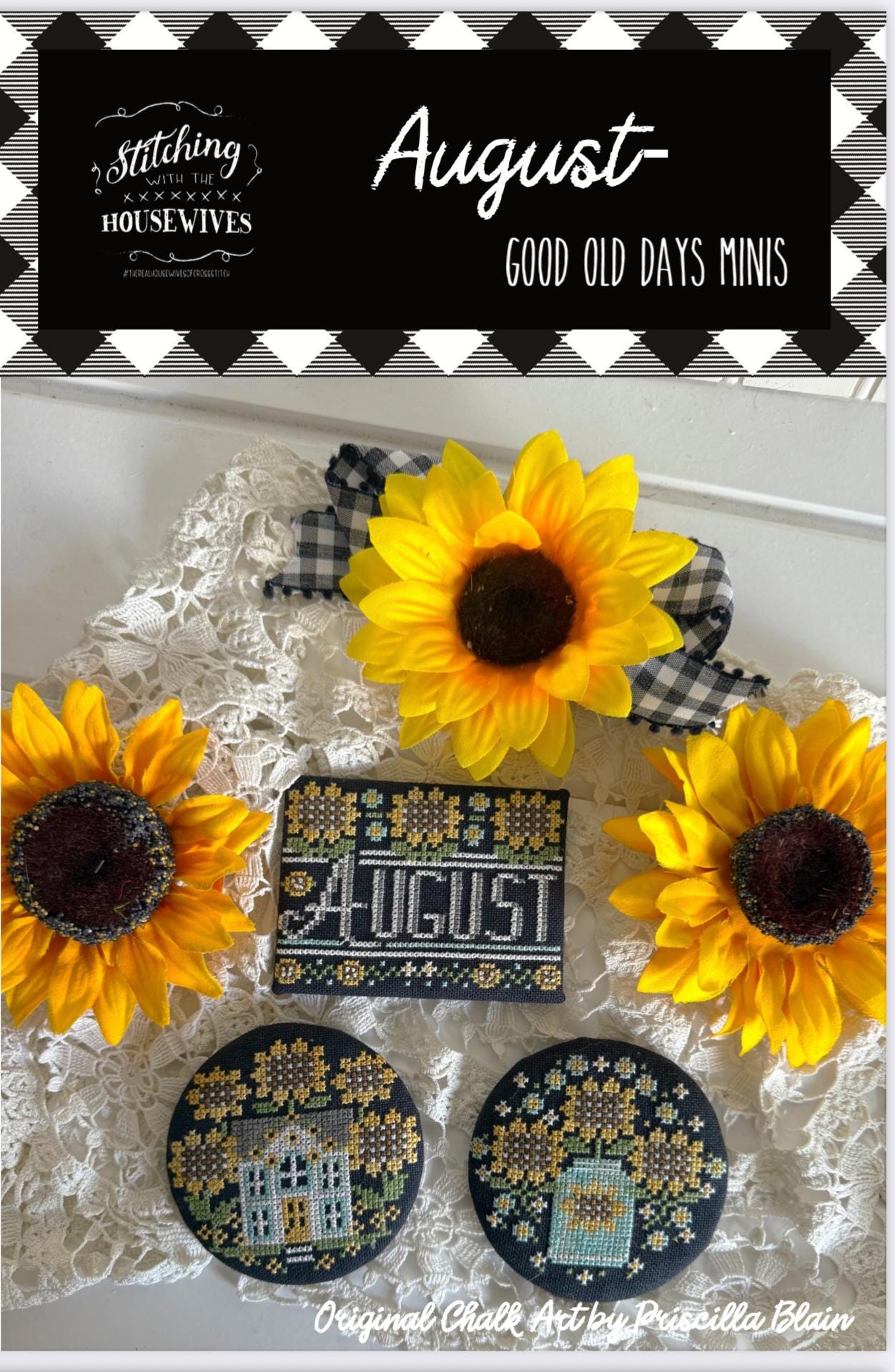 Good Old Days Minis - August - by Stitching with the Housewives - Cross Stitch Paper Pattern