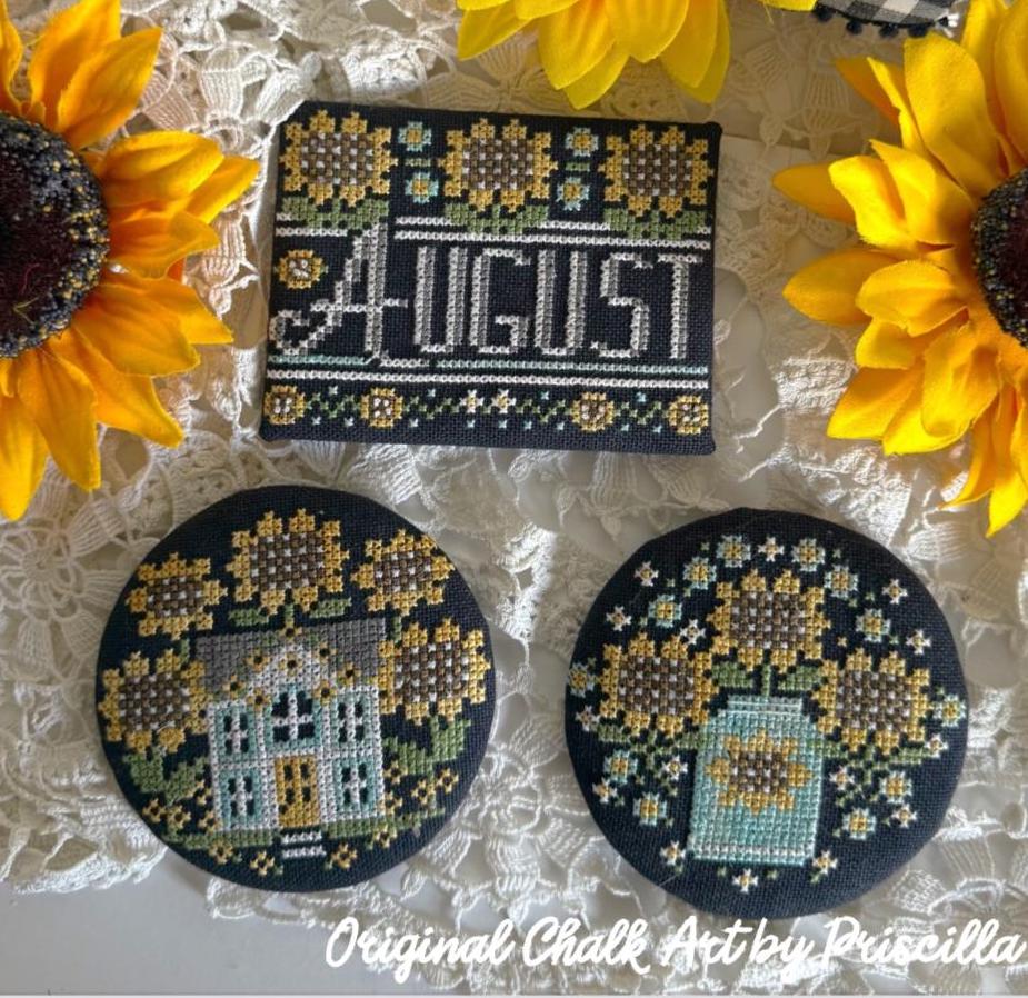Good Old Days Minis - August - by Stitching with the Housewives - Cross Stitch Paper Pattern