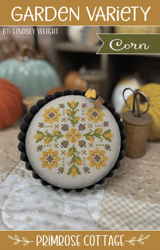 Garden Variety Corn by Primrose Cottage Stitches - Cross Stitch Paper Pattern