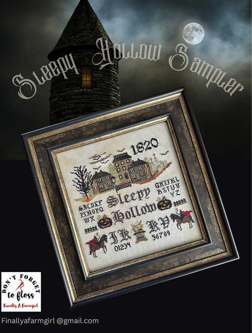 Sleepy Hollow Sampler - Cross Stitch Paper Pattern
