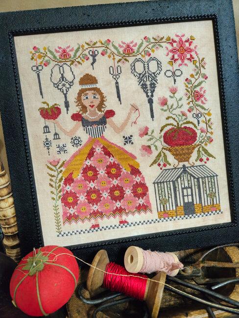 Stitching Maiden - Cross Stitch Paper Pattern