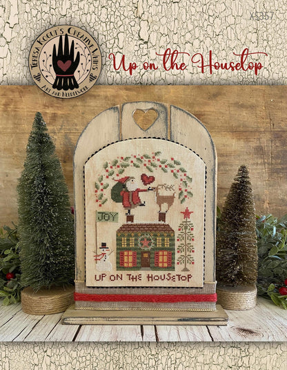 NEW!! Up on the Housetop by Teresa Kogut - Cross Stitch Paper Pattern