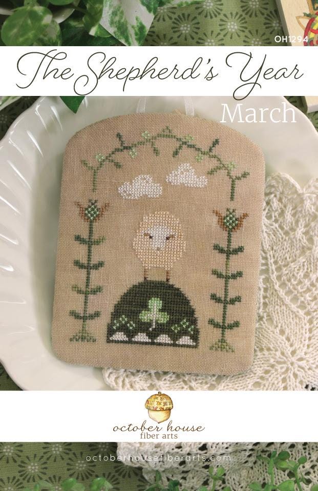 The Shepherd's Year March by October House Fiber Arts - Cross Stitch Paper Pattern