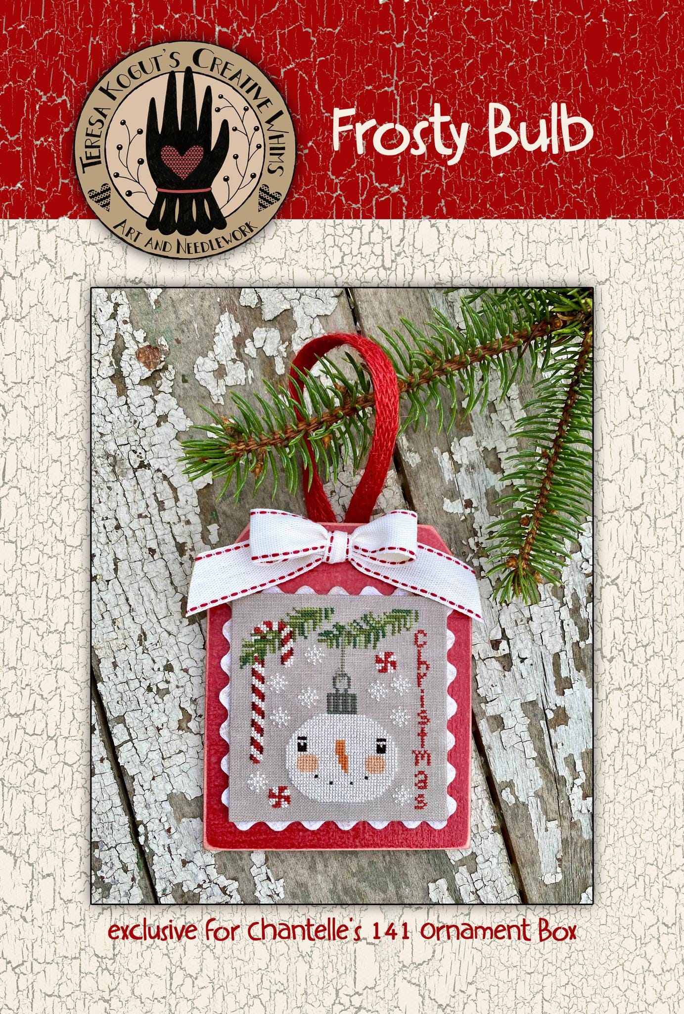 Frosty Bulb - Cross Stitch Paper Pattern