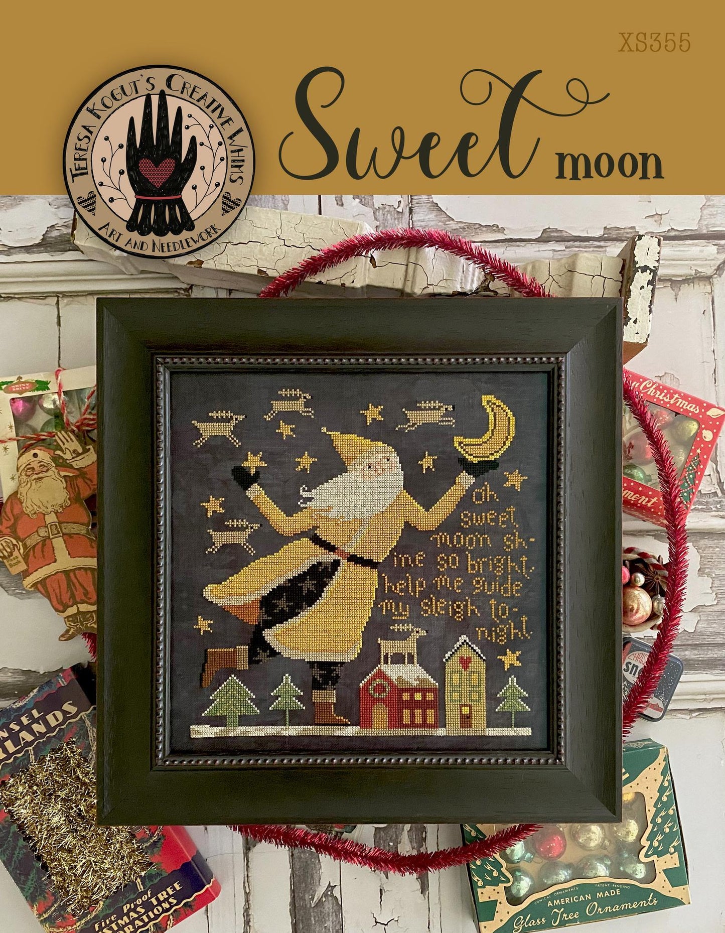 NEW!! Sweet Moon by Teresa Kogut - Cross Stitch Paper Pattern