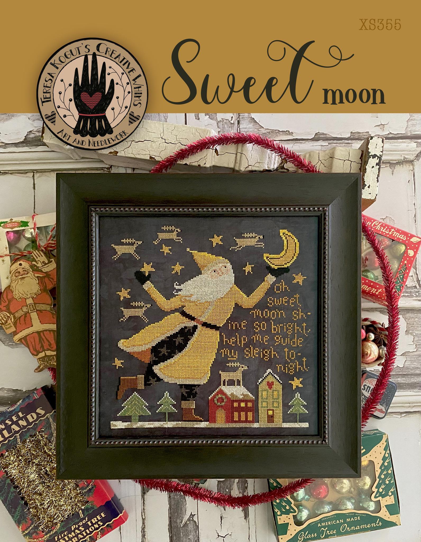 NEW!! Sweet Moon by Teresa Kogut - Cross Stitch Paper Pattern