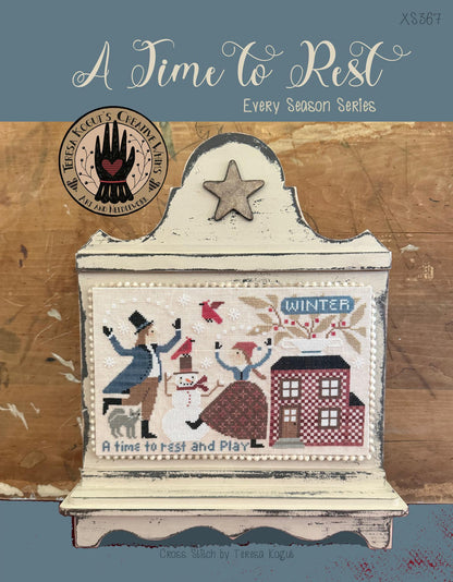 A Time to Rest by Teresa Kogut - Cross Stitch Paper Pattern
