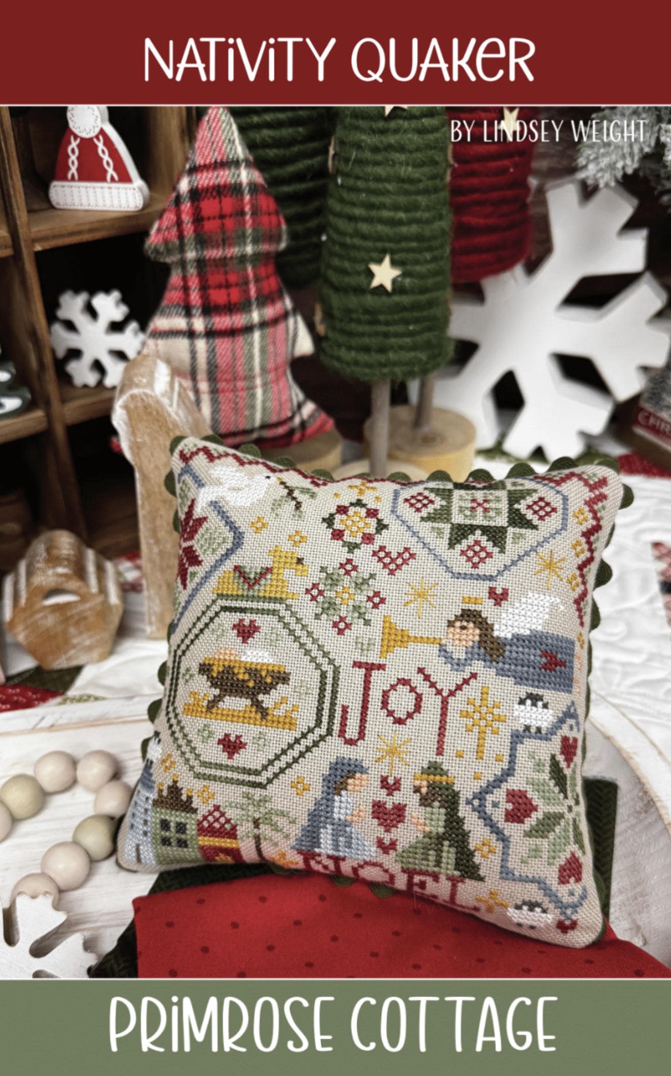 Nativity Quaker by Primrose Cottage Stitches - Cross Stitch Paper Pattern