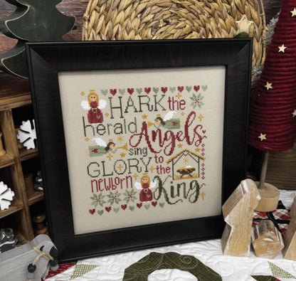 Hark the Herald! by Primrose Cottage Stitches - Cross Stitch Paper Pattern