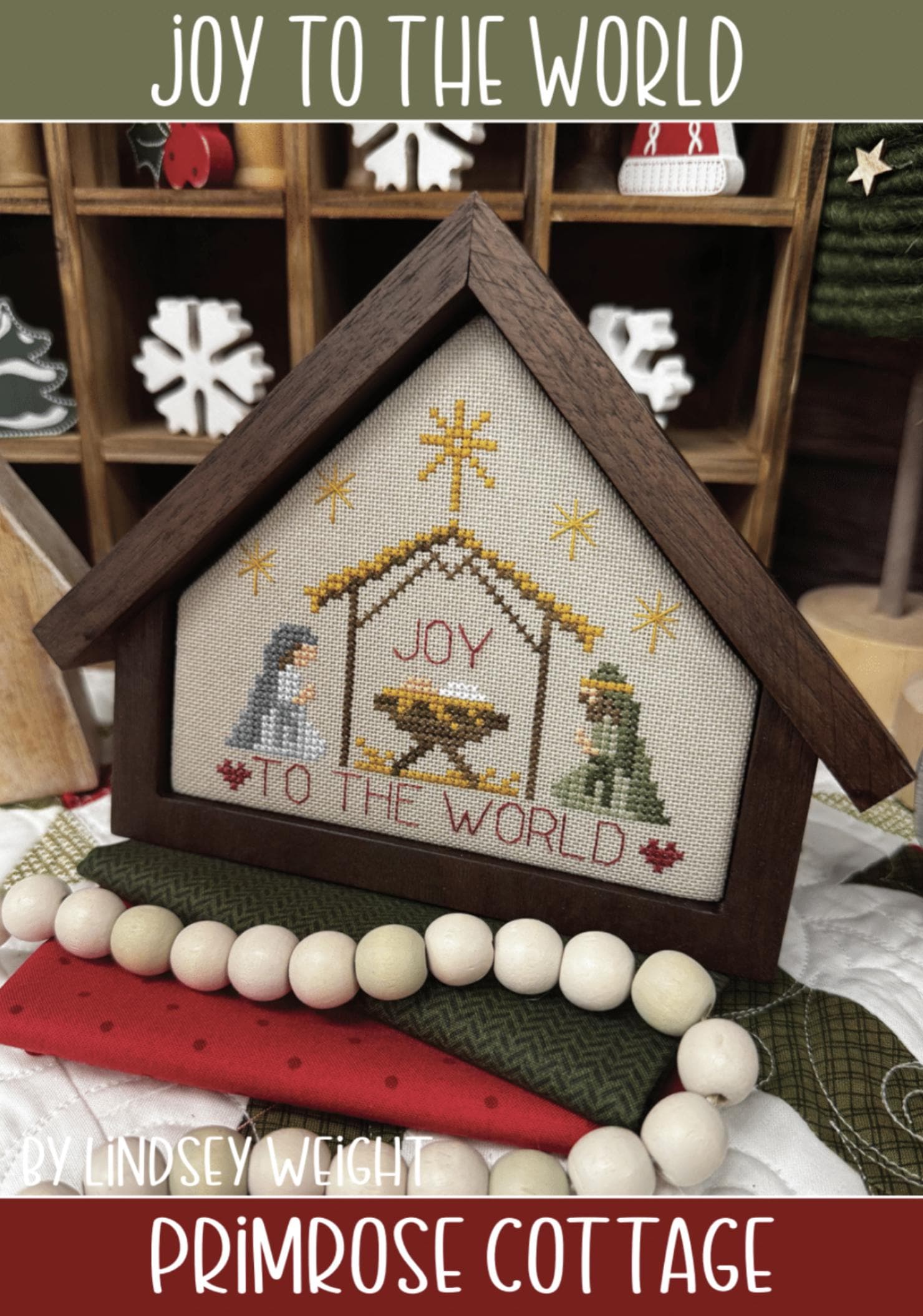 NEW! Joy to the World by Primrose Cottage Stitches - Cross Stitch Paper Pattern