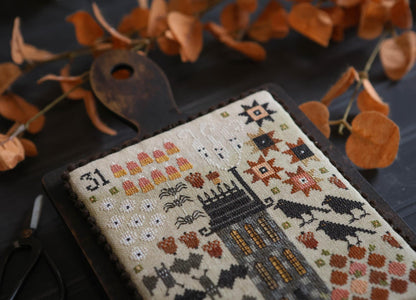 Charbooterie Board by Plum Street Samplers - Cross Stitch Paper Pattern