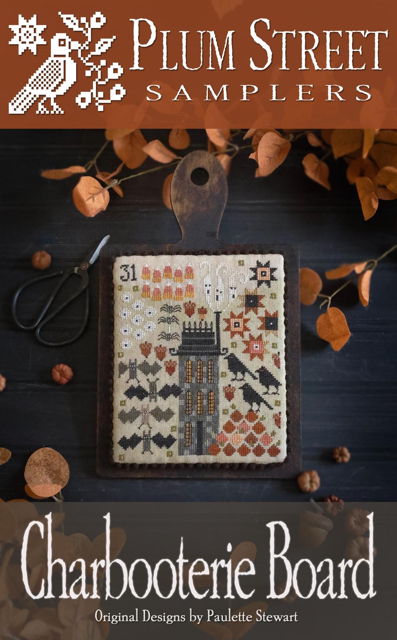 Charbooterie Board by Plum Street Samplers - Cross Stitch Paper Pattern