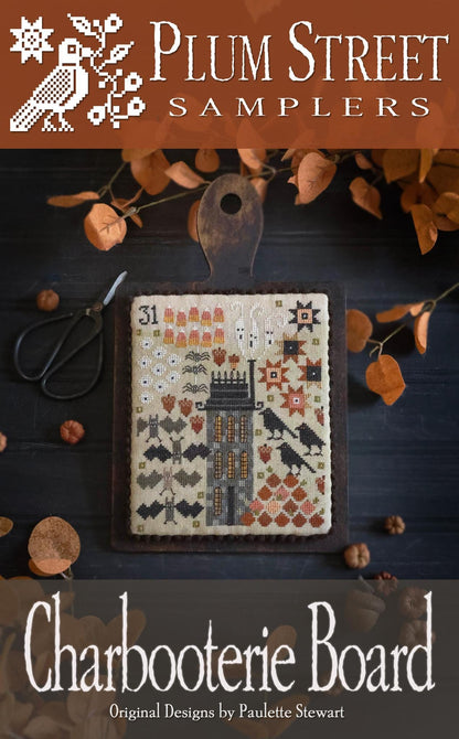 Charbooterie Board by Plum Street Samplers - Cross Stitch Paper Pattern