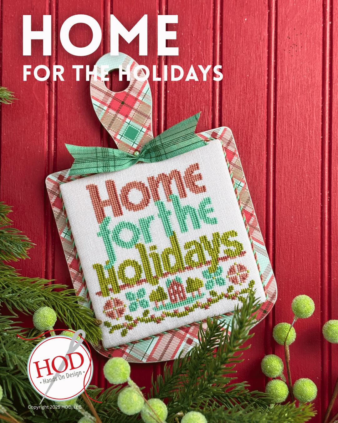 Home for the Holidays by Hands on Design - Cross Stitch Paper Pattern