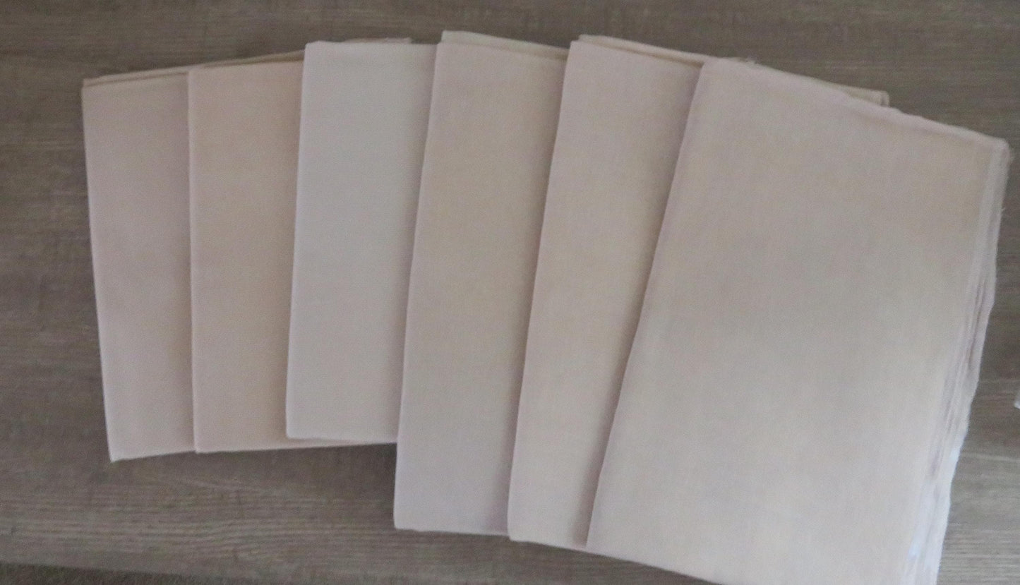 36 count DUST BUNNY Linen Fabric - Hand Dyed by Fox and Rabbit - approximately 18" x 25.5"