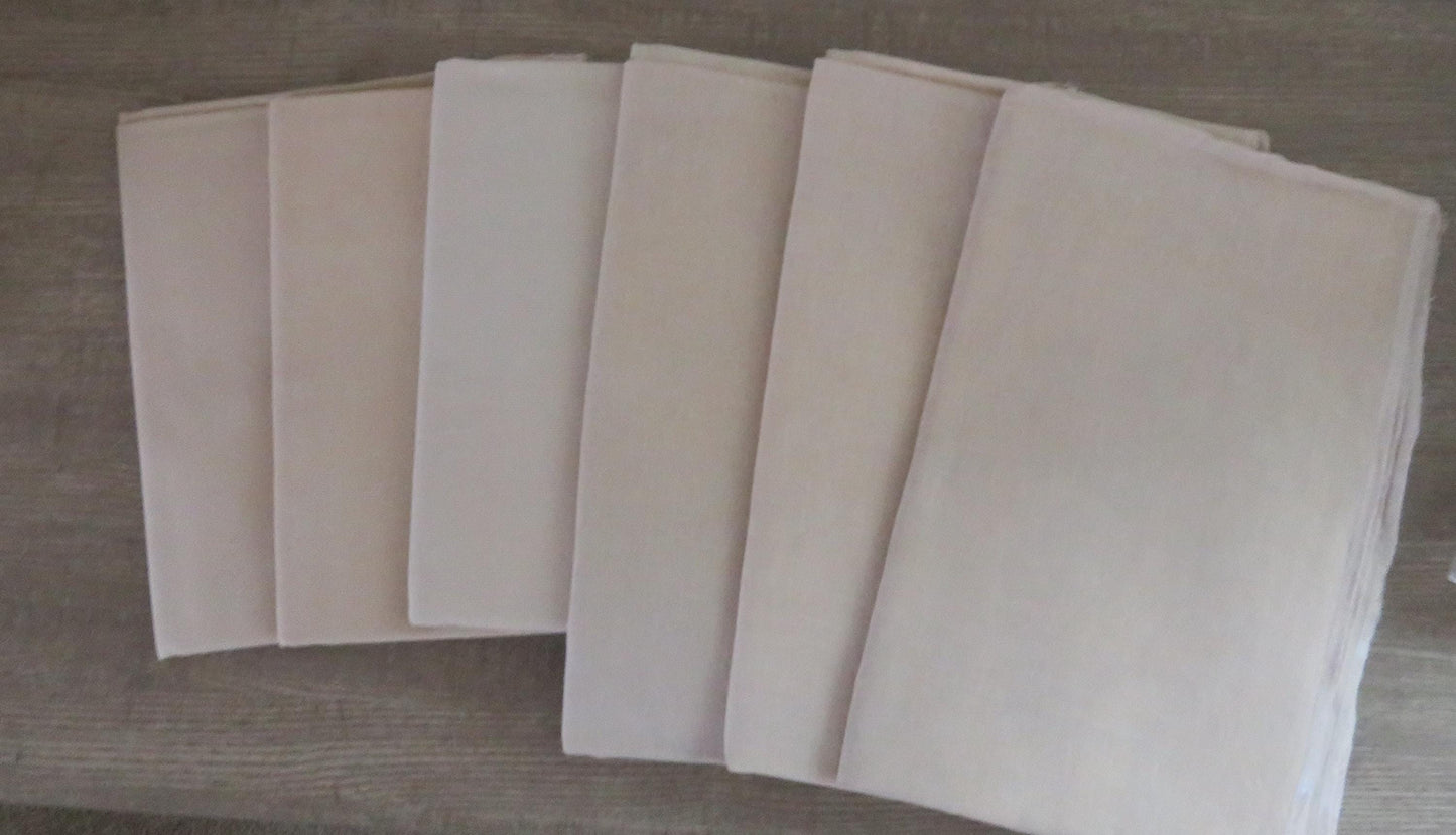 40 count DUST BUNNY Linen Fabric - Hand Dyed by Fox and Rabbit - approximately 18" x 26"