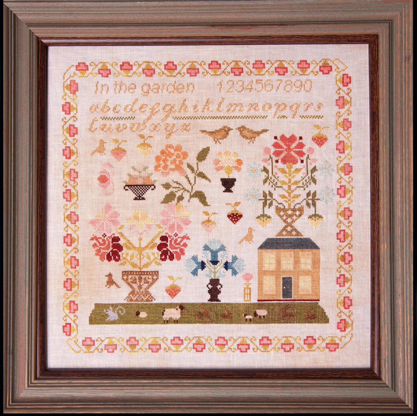 In The Garden - Cross Stitch Paper Pattern