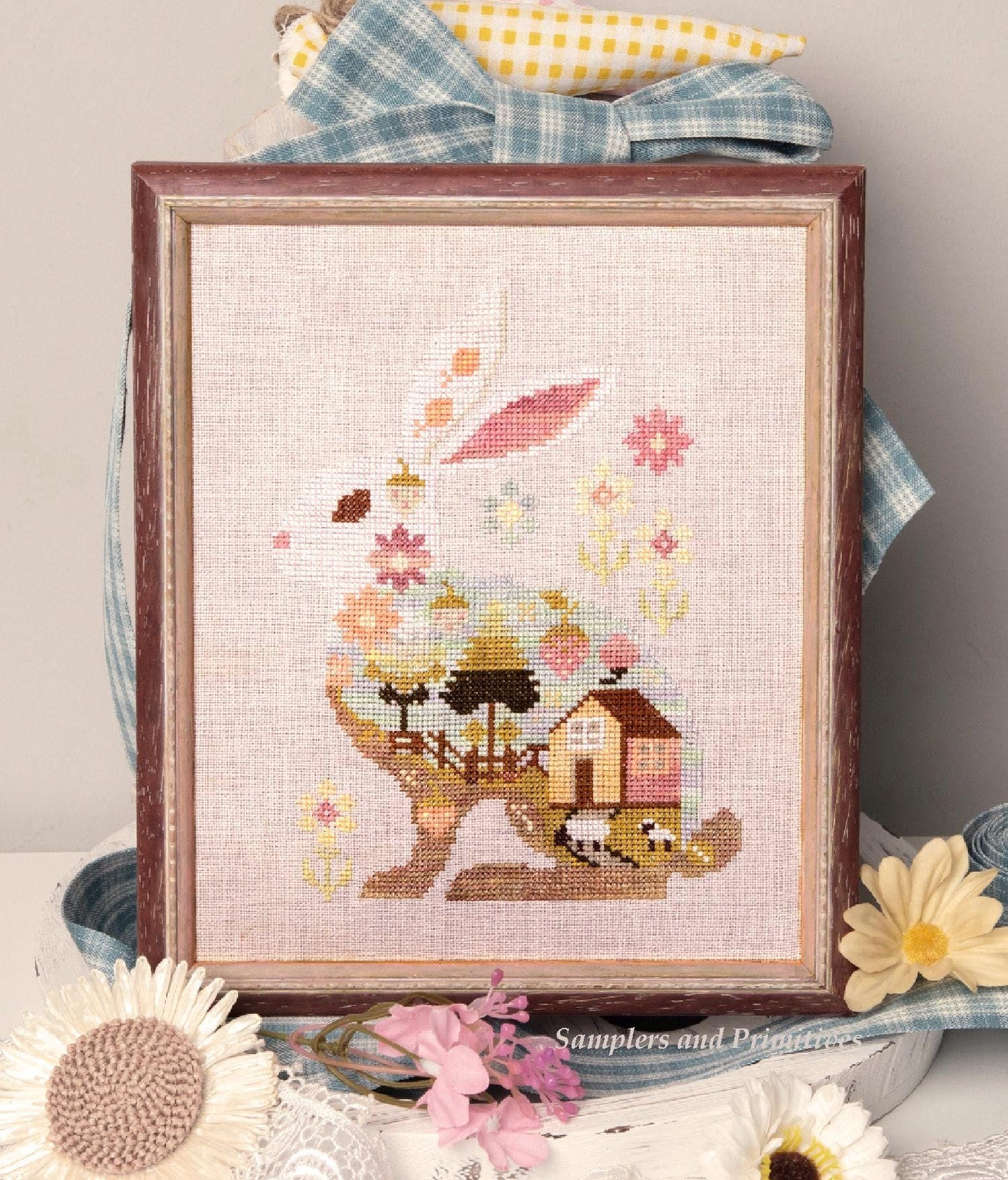 Spring Bunny - Cross Stitch Paper Pattern