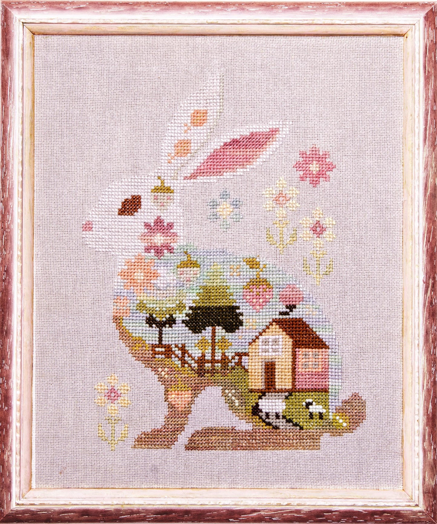 Spring Bunny - Cross Stitch Paper Pattern