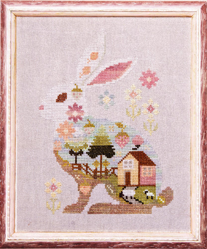 Spring Bunny - Cross Stitch Paper Pattern