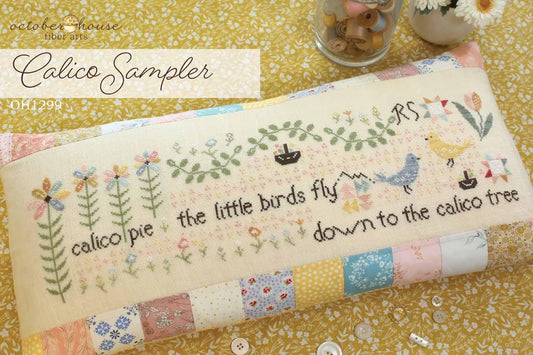 Calico Sampler - Cross Stitch Paper Pattern