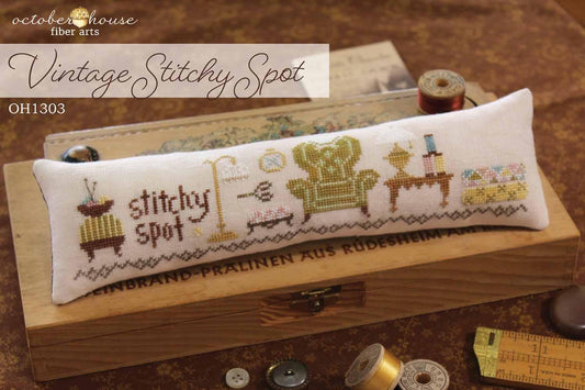Vintage Stitchy Spot - Cross Stitch Paper Pattern