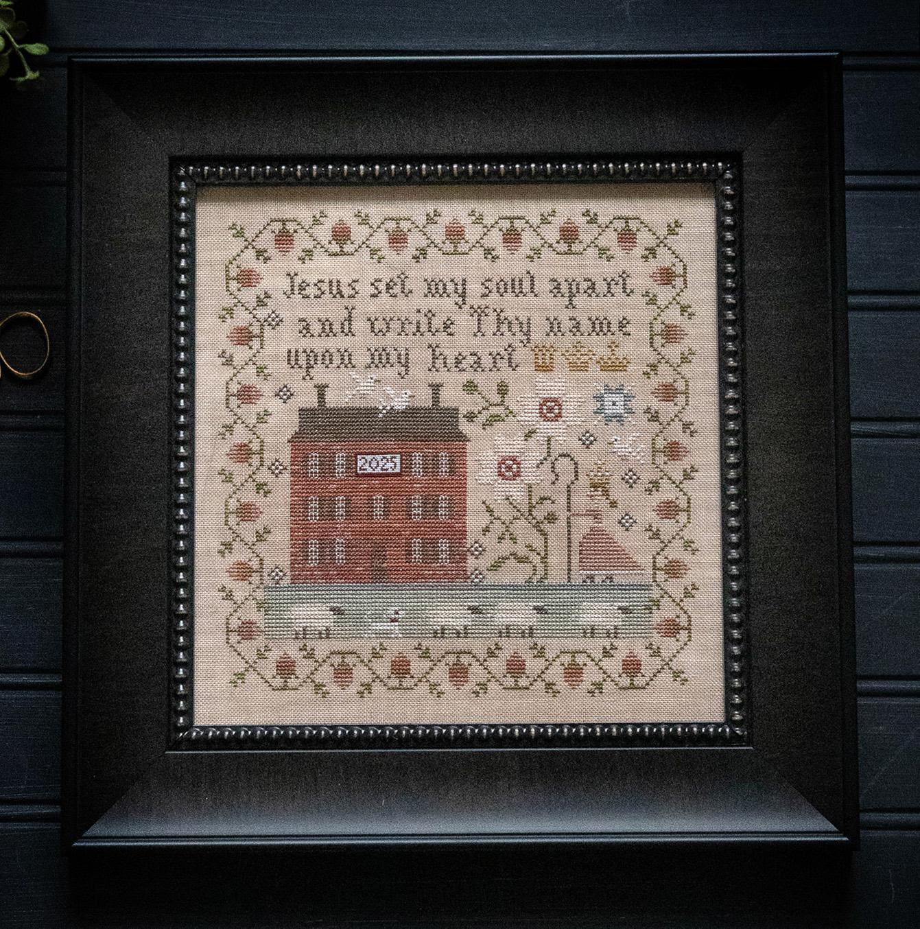 Upon My Heart - Cross Stitch Paper Pattern