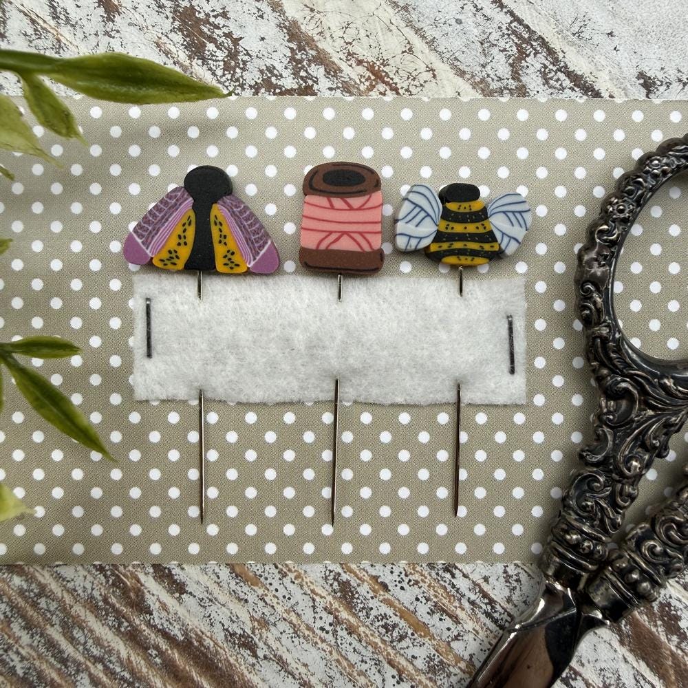PREORDER! Spring Trinkets Pin Set - 2026 Nashville Needlework Market