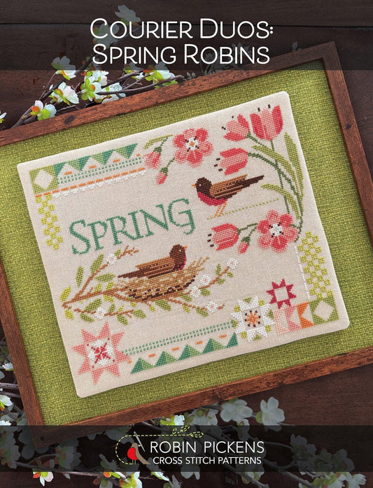 PREORDER! Courier Duos: Spring Robins - 2026 Nashville Needlework Market