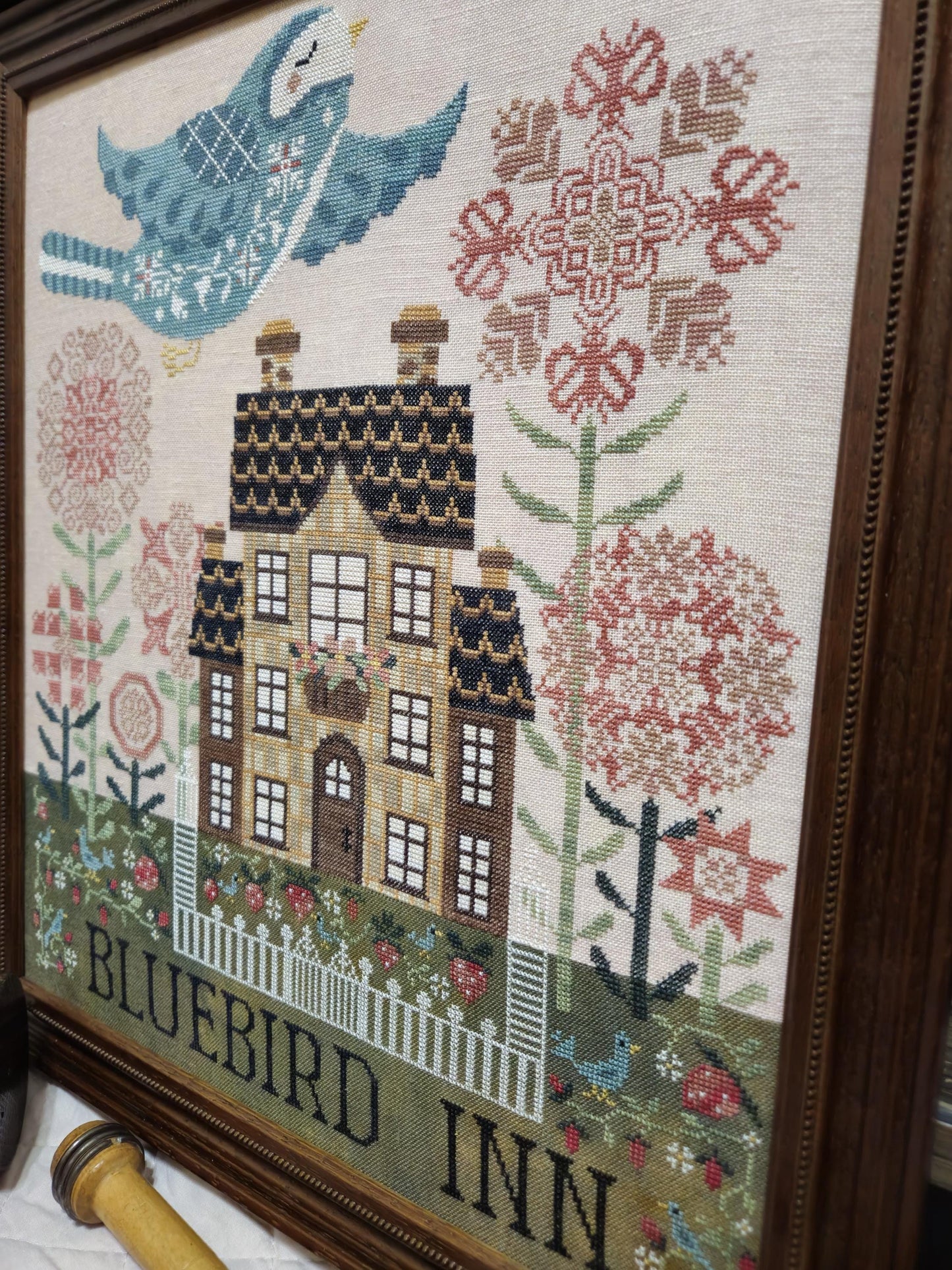 Bluebird Inn - Cross Stitch Paper Pattern