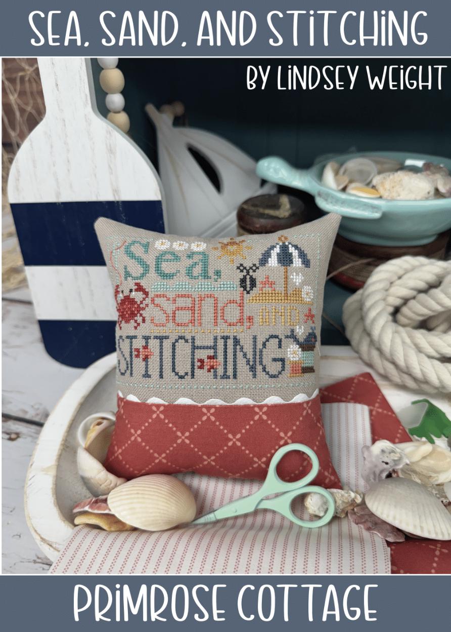 PREORDER! Sea, Sand, and Stitching by Primrose Cottage Stitches - Cross Stitch Paper Pattern