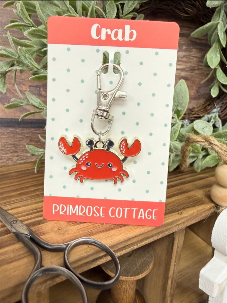 PREORDER! Crab Charm by Primrose Cottage Stitches - Cross Stitch Paper Pattern