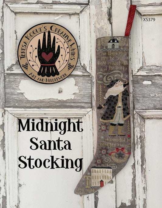 PREORDER! Midnight Santa Stocking Pattern - 2026 Nashville Needlework Market