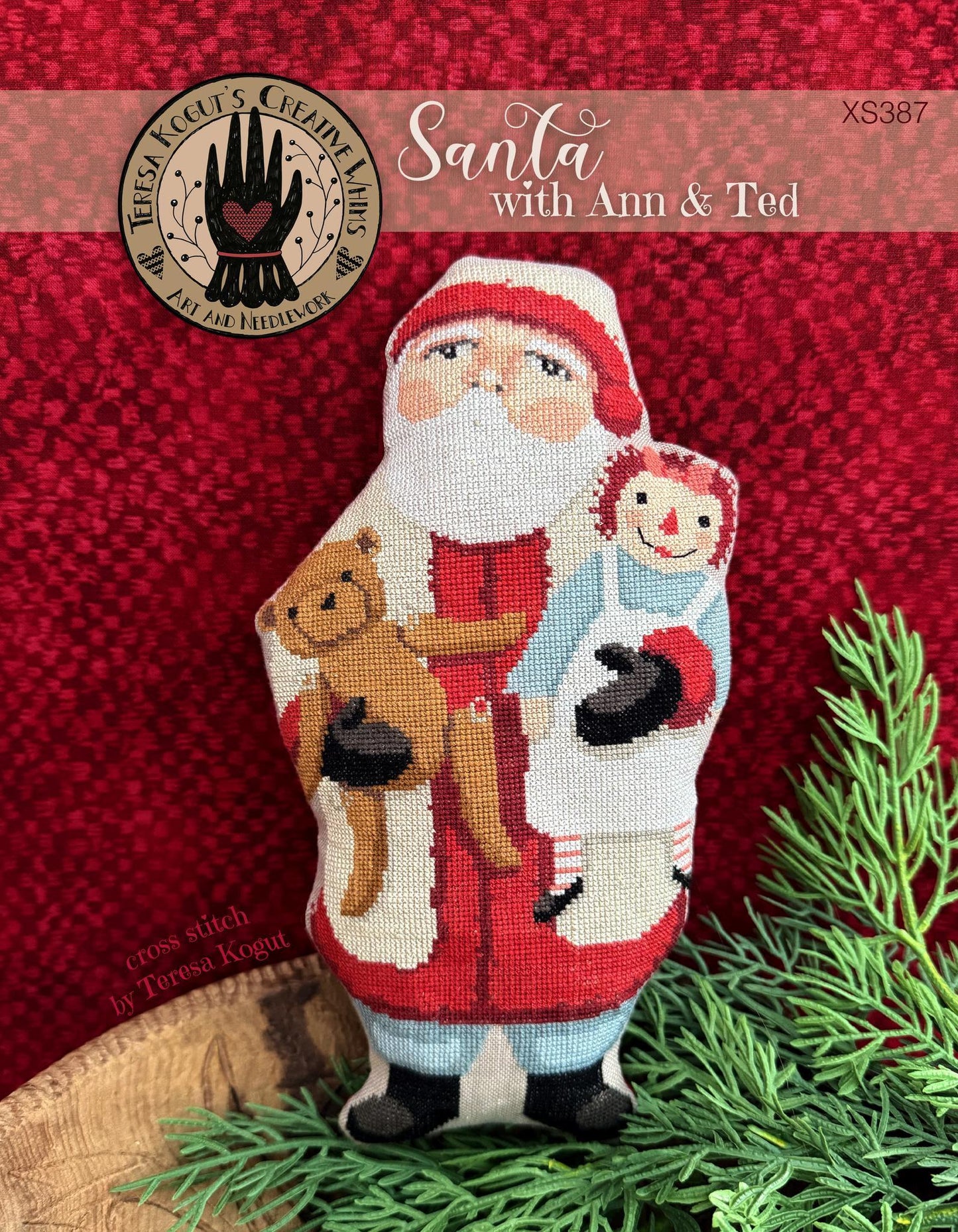 PREORDER! Santa with Ann & Ted Pattern - 2026 Nashville Needlework Market