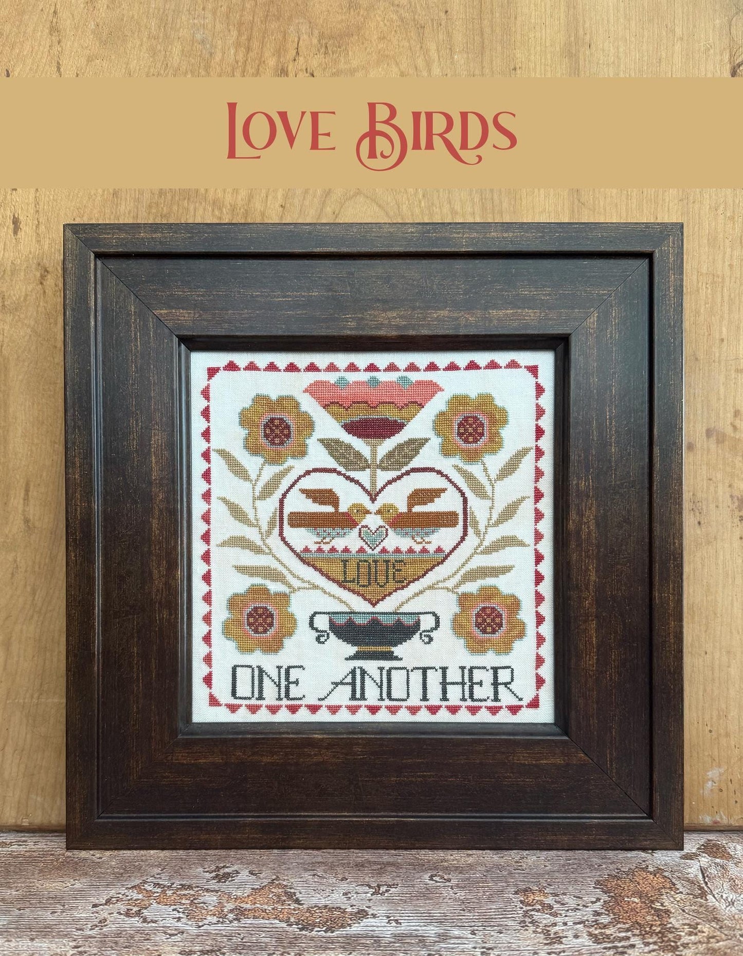 Hello Love Booklet - Cross Stitch Paper Pattern