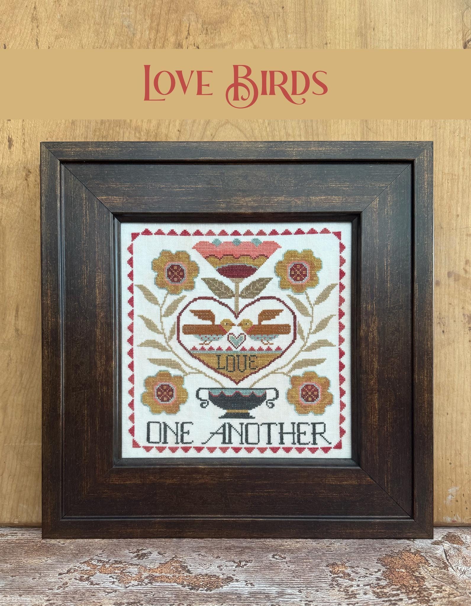 Hello Love Booklet - Cross Stitch Paper Pattern