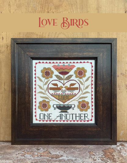 Hello Love Booklet - Cross Stitch Paper Pattern