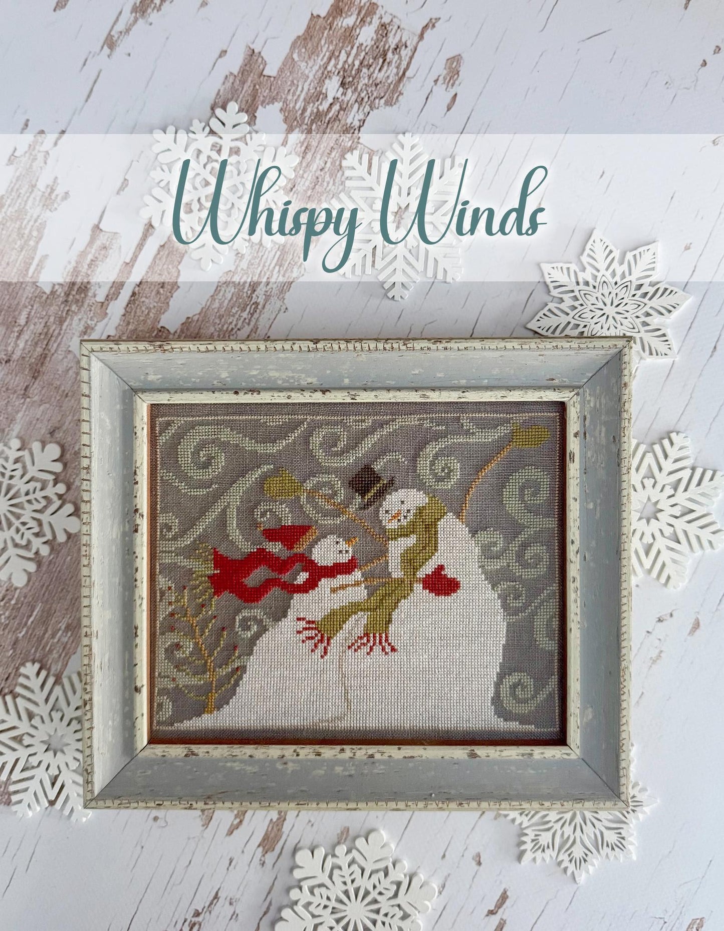 Hello Winter Booklet - Cross Stitch Paper Pattern