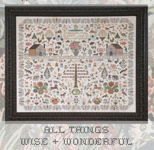 PREORDER! All Things Wise + Wonderful by Heartstring Samplery - 2026 Nashville Needlework Market