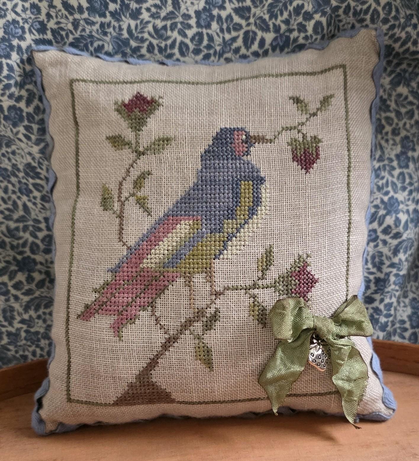PREORDER! Strawberry Thief Kit by Samplers Not Forgotten - 2026 Nashville Needlework Market